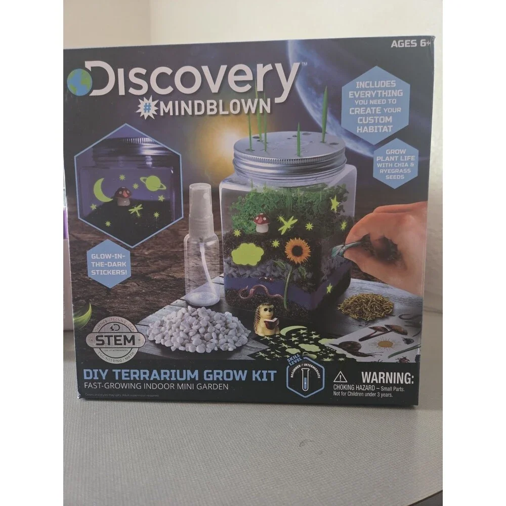 NEW DISCOVERY #MINDBLOWN DIY TERRARIUM GROW KIT FAST-GROWING INDOOR MINI GARDEN